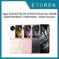 Oppo Find N3 Flip 5G CPH2519 Dual Sim 256GB Gold/Pink/Black (12GB RAM) - Global Version
