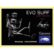 Opass fishing reel Evo Surf 8000 Master Spinning Fishing Reel With Free Gift surf casting reel