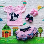 BAJU bayi Perempuan 0 6 bulan SEtelan Jumper Love baju bayi anak cewek Akikah PEsta Formal Pakaian bayi perempuan cewek Newborn baru lahir SET tutu murah untuk bayi lucu gemes Rok tille lapis 2 umur 0 1 2 3 4 5 6 bulan Rok tutu viral kota Pekanbaru PKU