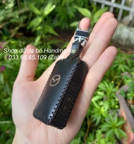 [Mazda] Bao da chìa khoá mazda 3 mazda CX3 CX30 CX 5 CX 8 2022-2023 bằng da bò kèm tặng móc khóa khắ