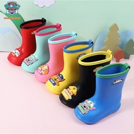 [ibeautyt.sg]Paw Patrol Children Boots Girls Boys Cartoon Rainboots Antiskid Rain Boot Waterproof Shoes#817