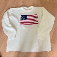 [love, ayana] usa flag sweater
