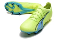 【ของแท้อย่างเป็นทางการ】Puma Ultra Ultimate FG/เขียว Mens รองเท้าฟุตซอล - The Same Style In The Mall-Football Boots