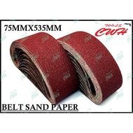 3" 4" 535MM 610MM 915MM BELT SANDER SANDING SAND PAPER KERTAS PASIR M9400G SENCAN GBS75A ALLEFIX DON