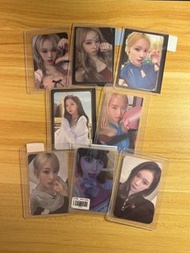 8張winter小卡 兩份sticker內含winter小卡
