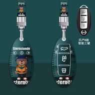 Nissan Key Case KICKS SENTRA B18 B17 LIVINA TIIDA juke Ring