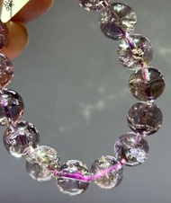 高質✨12mm 紫阿賽水晶手串🔮Purple Azeztulite bracelet