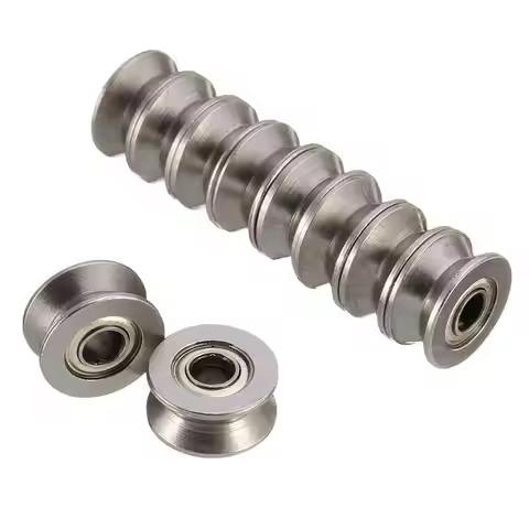 100pcs V Groove Sealed Ball Bearing V624ZZ 624VV Guide Track Roller Bearing V624 Embroidery Machine 