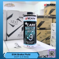 EXN LUBE - Brake Fluid DOT 4 (1 Litre) - High Performance Brake Fluid - Car Care - Passenger Car