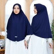 Instant Khimar Hijab Kiswah Jumbo Jersey Hijab Ped Antem/Instant Bergo Syari'i Hijab Nice Hijab