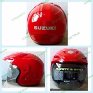 helm suzuki original - Merah