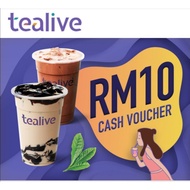 Tealive RM10 Cash Voucher