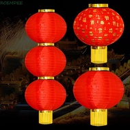 ROEMDEE Festive Lantern, Handmade Chinese Chinese Lantern, Creative Round Waterproof Red Traditional