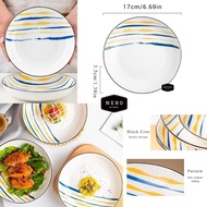Oceana Plate 17cm / Dessert Plate / Dinner Plate / Aesthetic Plate / Aesthetic Plate / Aesthetic Pla
