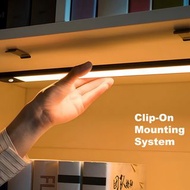 ✴️ 全新 超薄 三色溫 可調控 光暗 燈光 LED 感應燈 Sensor Lamp Cabinet Light 白光 暖光 自然光 廚櫃 櫥櫃燈 組合櫃 展示櫃 Billy櫃 書櫃 玩具模型 fig