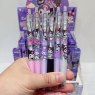 2022 Sanrio Cute Kuromi My melody Cinnamoroll Cartoon Gel Pens 0.5mm Black Ink Gel Pen Set School Office Writing Stationery Supplies Christmas gift