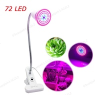 72 LED Grow Light Lamp E27 led Plant growing lighting Bulb 5W desk clip holder For indoor greenhouse