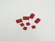 {哈帝電玩}~Wii 全新主機專用防滑腳墊 止滑腳墊 防滑膠墊 橡膠墊片 紅色 一組八個 Wii配件~
