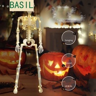 BASIL Skeleton Human Model Decoration, Glow in Dark Hanging Haunted House Props, Decoration Human Sk