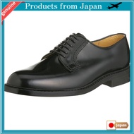 Men's Leather Lace-Up Shoes Plain Toe 3E - Model 711 Black