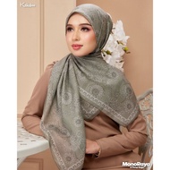 Tudung Bawal Kekaboo Monoraya-Mono in sage green