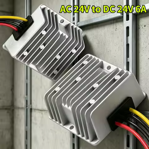 AC to DC Converter 24V AC to 24V DC 6A Converter 144W Waterproof High Efficiency For LED light bars 