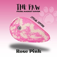 The Paw Rose Pink Denim Padel Racket Cover with Thermal lining | Padel Racket Bag | Padel Racket Bag