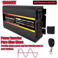 ⭐Reasy Stock⭐Pure Sine Wave Inverter LED Display Car Inverter Converter Voltage Transformer