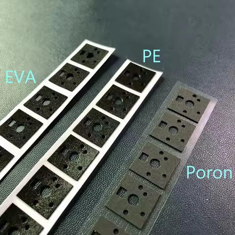 120PCS PORON PE EVA Pad For Mechanical Keyboard PCB Switch Pads Stickers Foam Material Gasket Improv