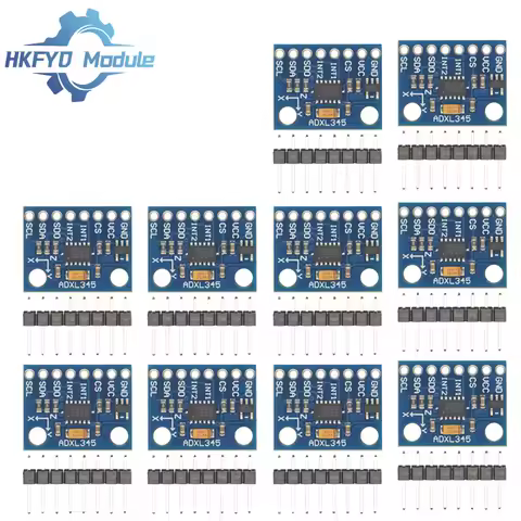 1-10pcs GY-291 ADXL345 3-Axis Digital Gravity Sensor Acceleration Module IIC/SPI transmission module