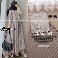 ALULA SET DRESS. Bahan Rayon Premium. LD.100cm PB.125cm. Ziper Aktif. Skirt Hyget Premium. LP.60-90c
