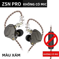 KZ Zsn Pro 1BA 1DD Hybrid Drive Trong Tai Tai Tai Nghe Hifi Kim Loại Bass Earbud Thể Thao Âm Nhạc Ta