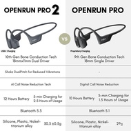 (SG) SHOKZ OpenRun Pro 2/1 / OpenRun Pro 2/1 Mini Open-Ear Wireless Bone Conduction Headphones/Heads