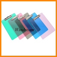 ✎ ✮ ✉ Plastic Transparent Acrylic Clipboard Long
