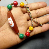 Jewelry Jade Winding Silk Agate Horn Sky Eye Dzi Beads Red Green Black Blue White Multicolor Elbow S