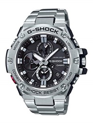 Casio Men s G-Steel by G-Shock Quartz Solar Bluetooth Connected Watch with Stainless-Steel Strap, Si
