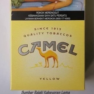 Best Seller Rokok Tembakau Camel Kuning 20 Batang Slop 1 Bungkus