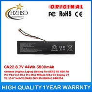 GN22 8.7V 44Wh 5800mAh Genuine Original Laptop Battery For DERE R9 R9S R9 Pro V14 V15 R12 Pro M12 MB