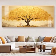 Modern Minimalist Hanging Painting Fortune Tree Dafen Oil Painting Village Living Room Decorative Pa