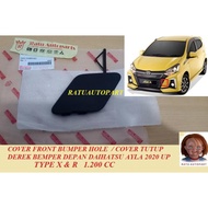 Tutup Derek Towing Cover Hole Bemper Depan Daihatsu New Ayla Facelift