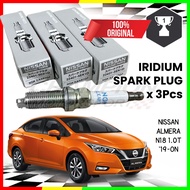 Original Nissan Almera N18 1.0 Turbo Spark Plug Laser Iridium 22401-5EK1D ILKAR7Q7