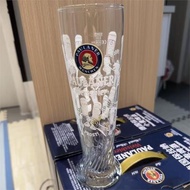 德國原裝進口柏龍啤酒杯玻璃杯500ml字母款限量高顏值