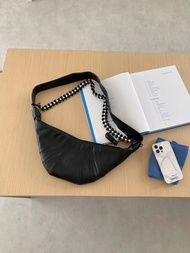 ขนาดใหญ่ความจุSheepskin Croissantกระเป๋าอินเทรนด์Horned Pastry Bagกระเป๋าไหล่เดี่ยวกระเป๋าCrossbodyก