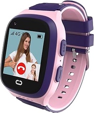 4G Kids Smart Watches Girls with GPS Tracker & Video Calling Kids Cell Phone Watch for Girls Age 5-1