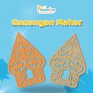 Mountain wayang ornament plywood Decoration Dowry And plywood scrabbook 3mm