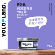 Youle Island/Blueberry Jam 70g Pure Boiled Fruit Jam Small Canned No Added Pectin White Sugar