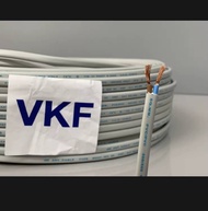 สาย VKF 2*1 ยาว 100เมตร ยี่ห้อ SUN สินค้าพร้อมส่ง VKF cable 2*1 สีดำ สีเทา