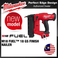 🇲🇾 100% Original MILWAUKEE M18 FUEL Finish Nailer | 18Ga Cordless Brad Nailer [M18 FN18GS] 2025 New 