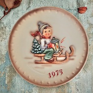 老德國製喜姆娃娃Goebel M.I.Hummel 1975年度紀念盤(稀少原盒裝)