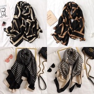 Tudung Printed Shawl Cotton Muslimah Fashion Hijab High Quality Scarf for Women Long 1.8 Meters